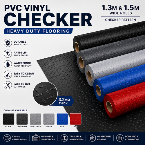 Vinyl flooring garage matting - vinyl,