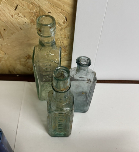 Vintage antique embossed - 3x,