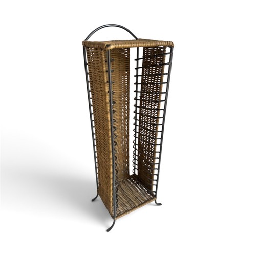 Vintage wicker chrome wire - vintage,