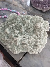 Large Stunning. Aqua Quartz Crystal Cluster A4 Size Decorative Mineral Piece