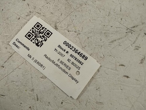 2007 bmw series 9145103 - 2007,