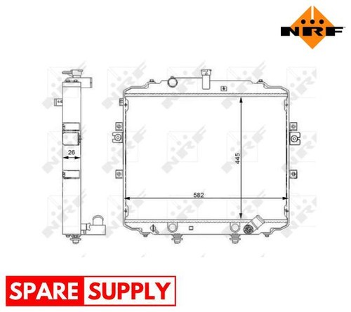 Radiator engine cooling - engine, for