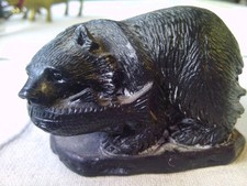 Grizzly Bear With Salmon Fish