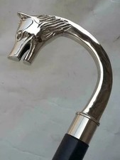 Walking stick Victorian Silver