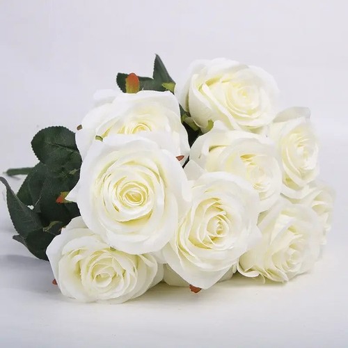 Heads silk rose - 10,