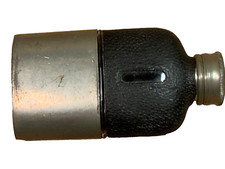 hip flask glass leather 1/16