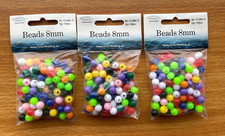 Fladen Fishing Beads 8mm 3 X 100 Pieces (300) Rig Sea Line Bait