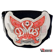 Womens Divas World Champion Belt Replica Black Adult Size 2mm Brass Plate