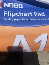 X4 Nobo Plain Flipchart Pad A1 40 Sheet  34631165