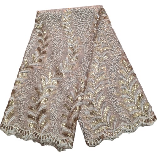 African lace nigerian beaded - african,