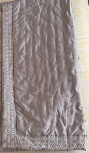 Next silver grey quilted bed - next,