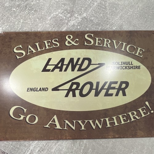Land rover sign - land,