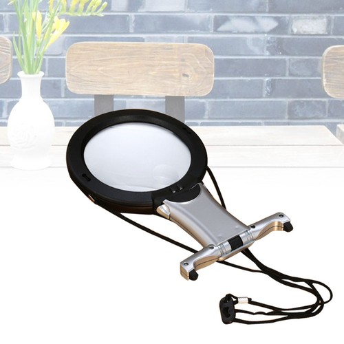 Neck wearing magnifier jewelry - neck,