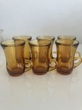 6 X 3’’ Amber Glass