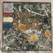 the stone roses - debut - rare embossed clear vinyl album LP - EX