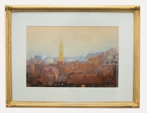 Ruskin browne framed 20th - a.,