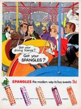 Advertisement Spangles showing