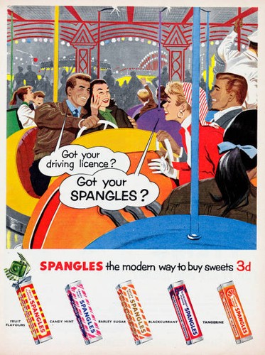 Advertisement spangles showing - advertisement,