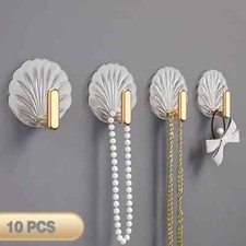 10Pcs Shell Shape Wall Hook