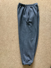 Men's UMBRO tracksuit bottoms grey fleece size Size Small