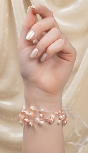 Bridal real white cream