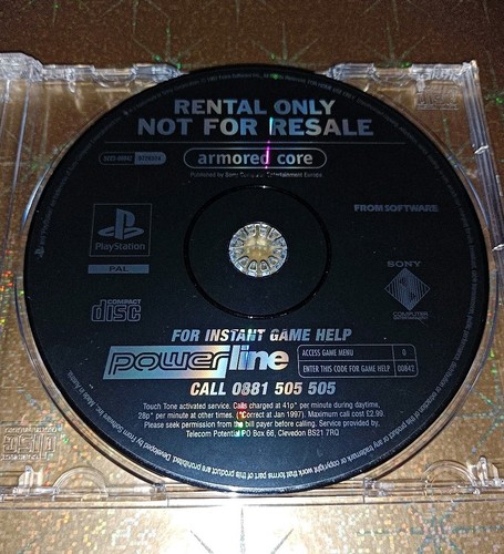 Armored core ps1 game rental - ps1,