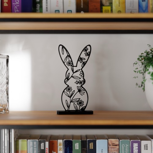 Printed floral easter - 3d,