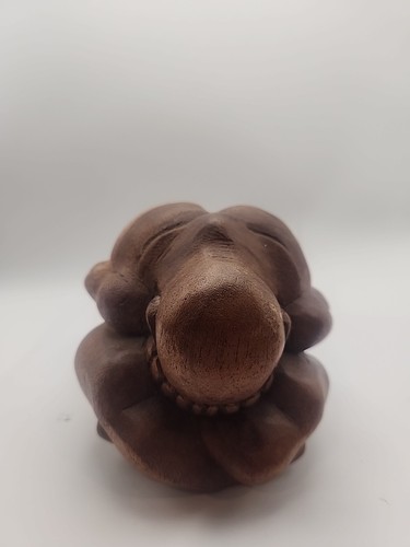 Hand carved wood weeping - 6",