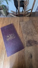 Two Antique Victorian Leather