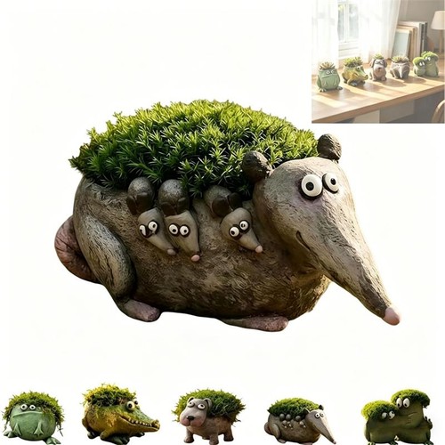 Funny cute animal planter - cute,