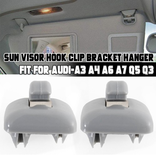 2pcs sun visor gray - visor, clip