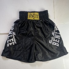 Benlee Rocky Marciano Black Boxing Shorts Size S