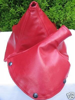 Red leather fits tvr - leather,