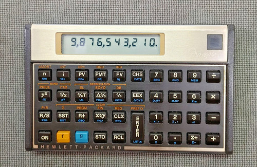 Vintage hewlett packard - vintage, hp-12c