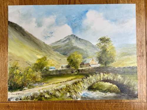 Vintage original oil painting - vintage,