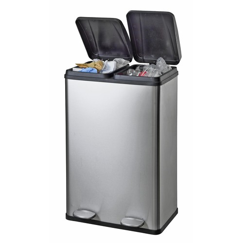 Recycling bin 55l dual - recycling,