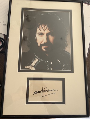 Alan rickman signed - alan,
