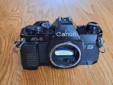 Canon AL-1 QF Black 35mm SLR Film Camera . Tested Working 