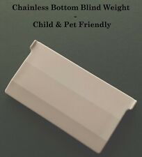 3.5" / 89mm Vertical Blind Bottom Chainless Weights - Child and Pet Friendly