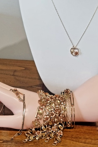 Vintage 14k rose duo gold - (9),
