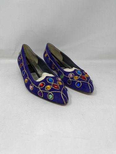 Vintage renee jeweled pumps - vintage, j