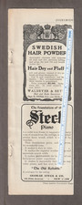 Vintage 1903 SWEDISH HAIR