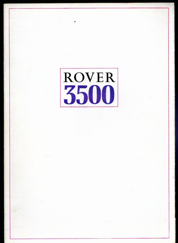 Rover 3500 automatic series - rover, p6