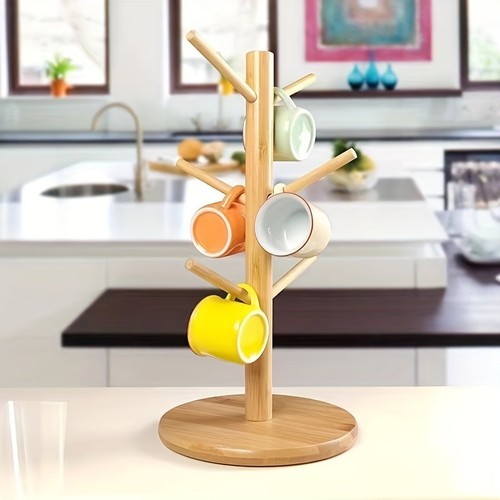 Mug holder tree wooden cup - mug,