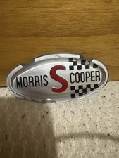 Morris Cooper S Mk2 Genuine Front Silver Badge