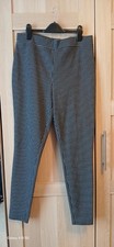 Dogtooth Patterned Trousers, Size 14, Papaya Brand, Legging Fit Around Legs.