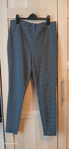Dogtooth patterned trousers - dogtooth,