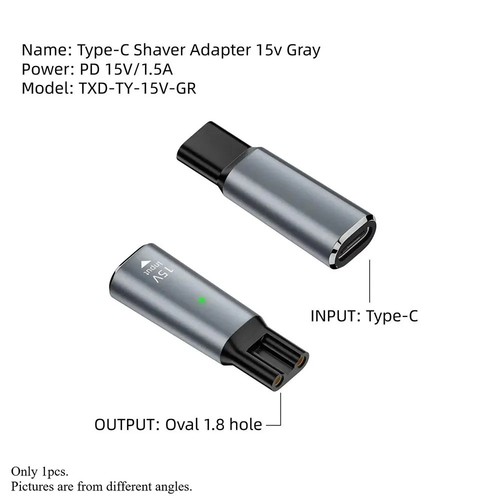 15v usb shaver - 15v, adapter