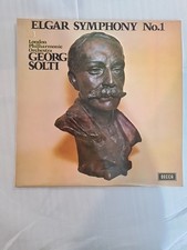 Elgar Symphony 1 London Philharmonic Orchestra Georg Solti SXL 6569 1972 VG/ VG