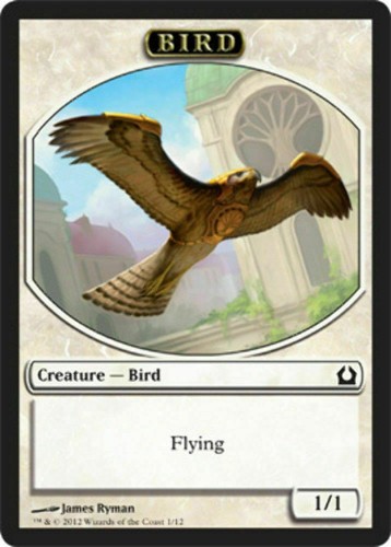Bird token return ravnica - token,
